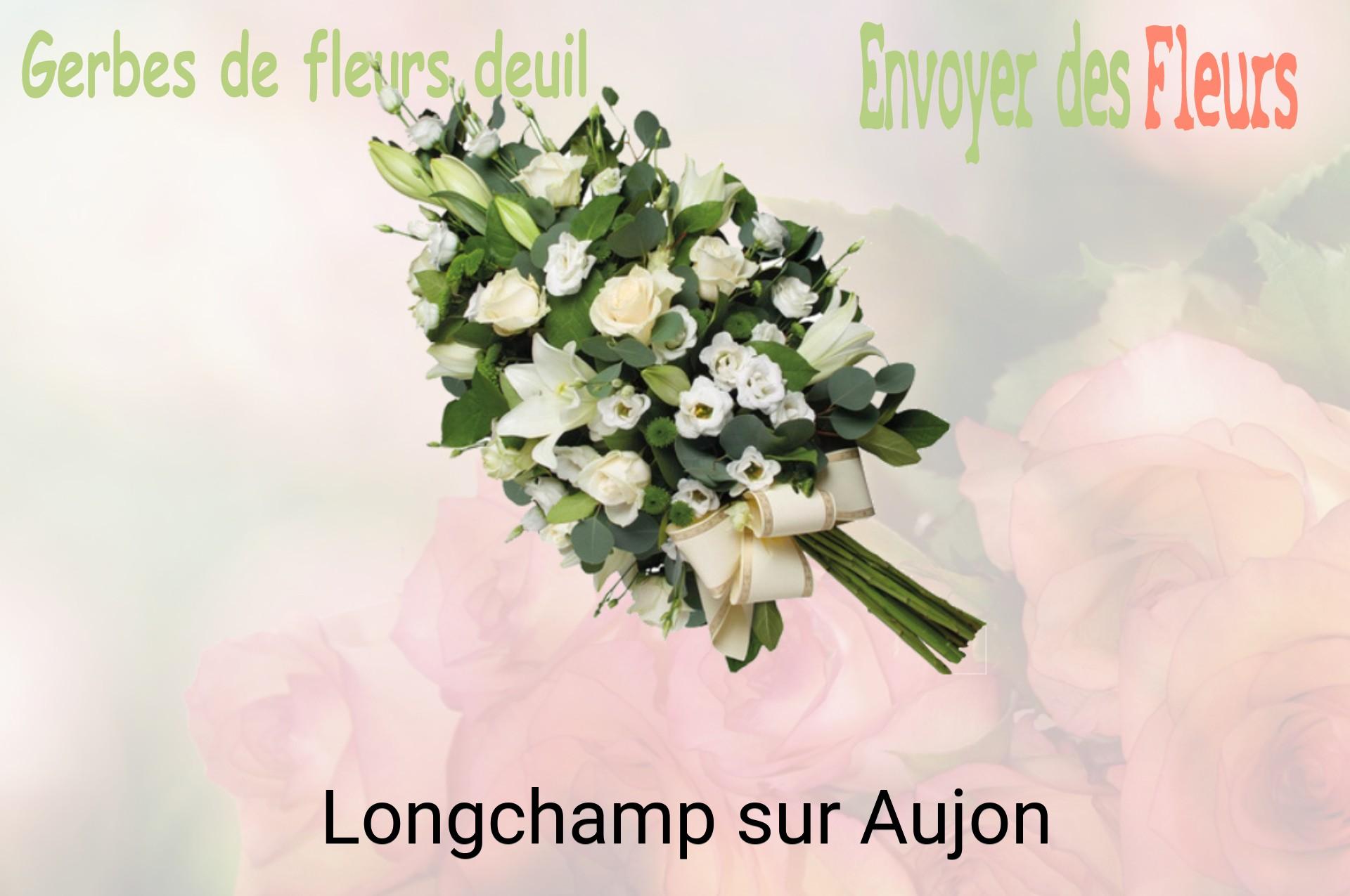 Gerbe de fleurs de deuil livrée à Longchamp-sur-Aujon